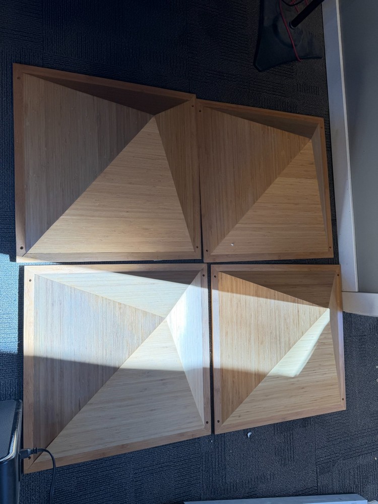 Auralex Peak Pyramid Diffusor Panels (Set of 4) Studio