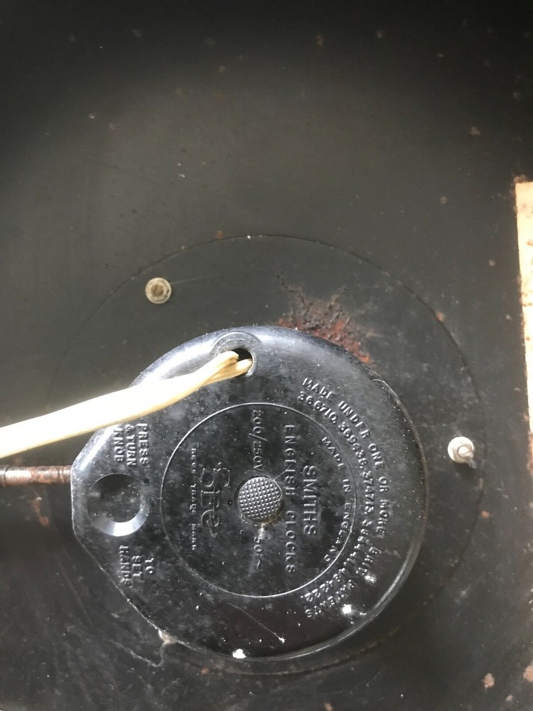 Train station Smiths sectric double sided clock requires restoration.