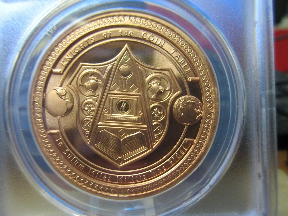 2017 KOTCT Medal by Daniel Carr Copper ANACS MS 70 PL DCAM
