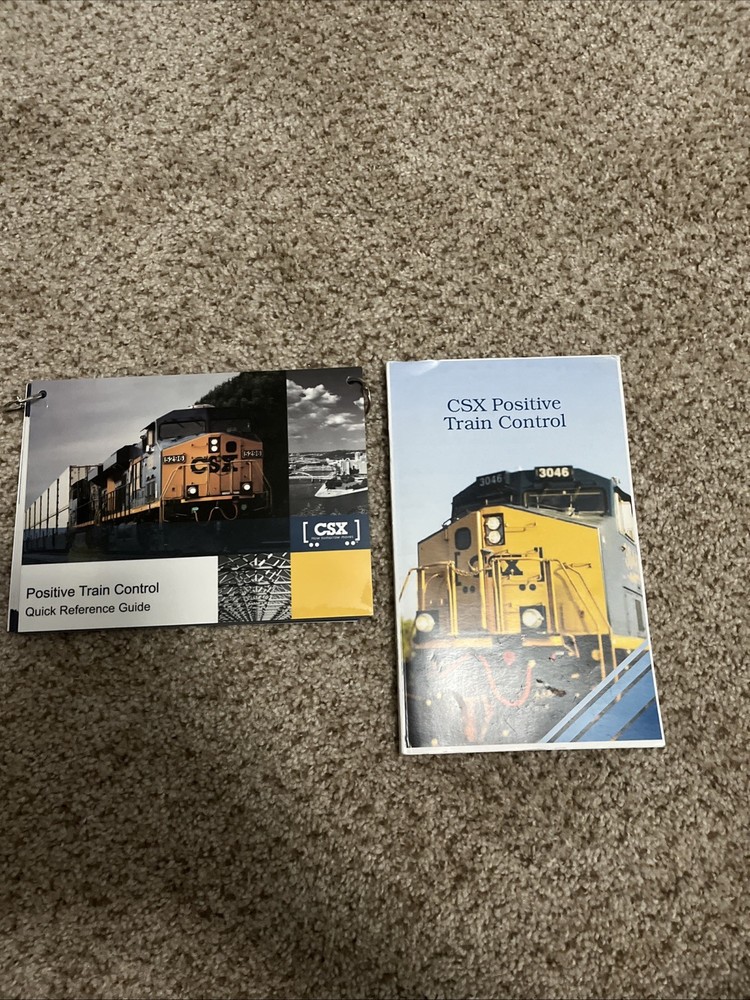 Csx Memorabilia Positive Train Control Books Excellent Condition