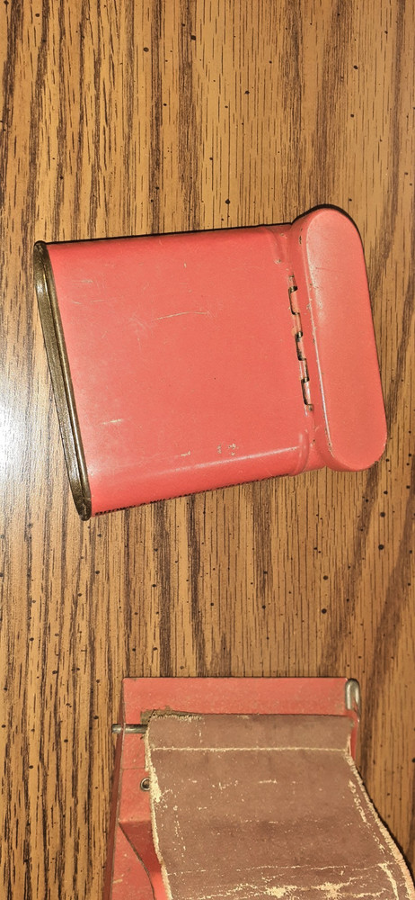 Target Junior Cigarette Rolling Machine, box & tin, Vintage 1931