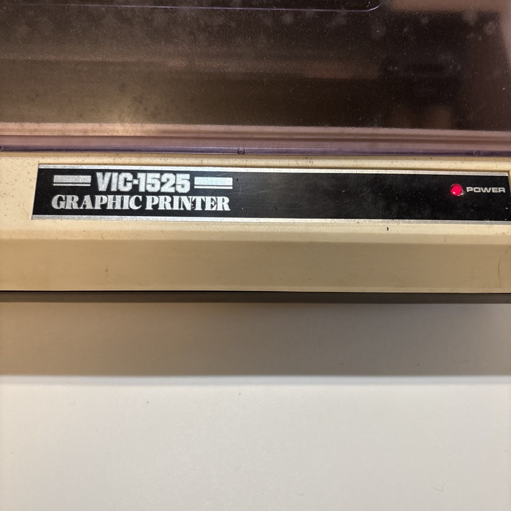VTG Commodore VIC-1525 Graphic Printer Powers On PREOWNED NO BOX