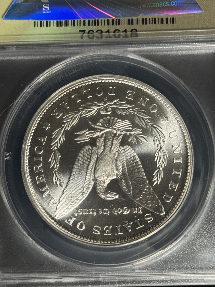 1905-S Token D. Carr Morgan Dollar Overstrike MS 70 ANACS