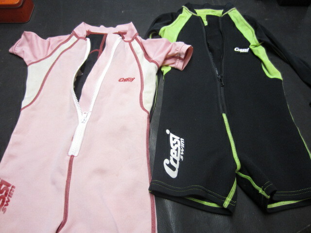 2 kids shorty Cressi Wetsuits size large