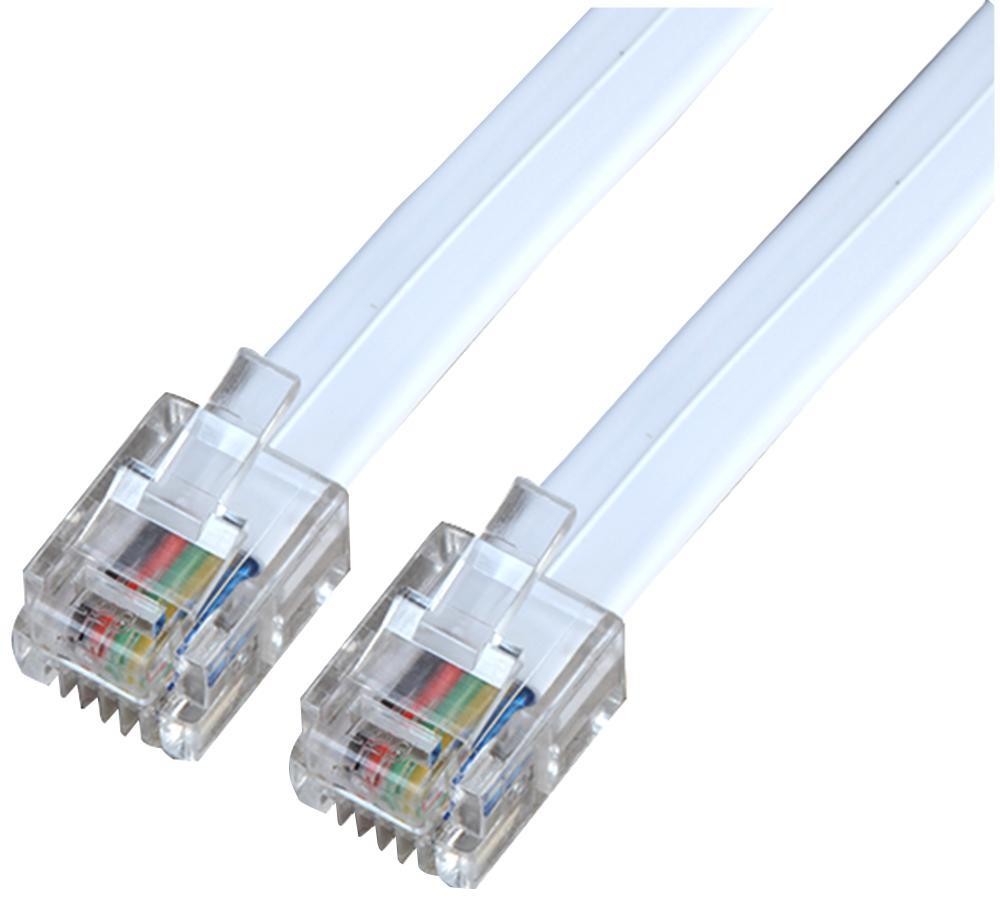 PRO SIGNAL - RJ12 white cable 3m