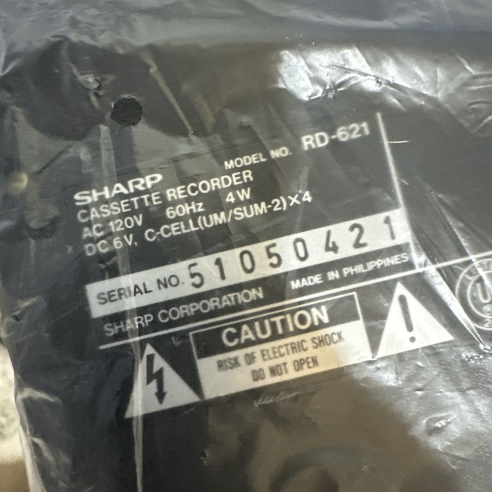 Sharp RD-621 Cassette Recorder