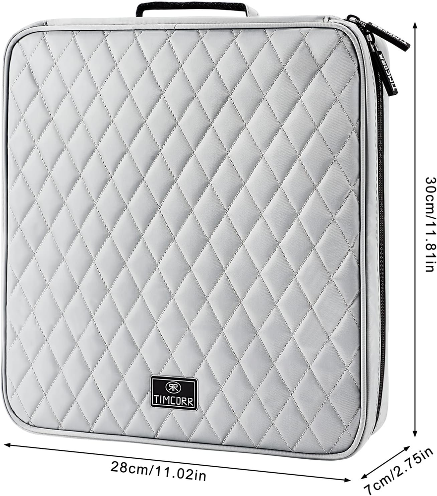 CD Case DVD Holder Storage: 160 Capacity DVD Cases Organizer Portable Wallet Sto