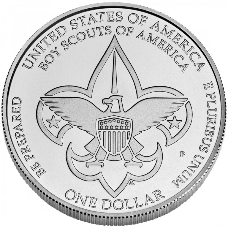 2010 Boy Scout Commemorative Silver Dollar Coin (Box/COA)