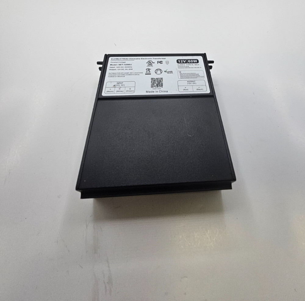 ELV/Triac Dimmable J-BOX Electronic Transformer 60W SET-12060J
