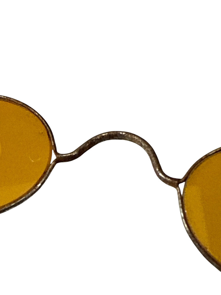 Civil War Sharp Shooter Amber Tinted Glasses