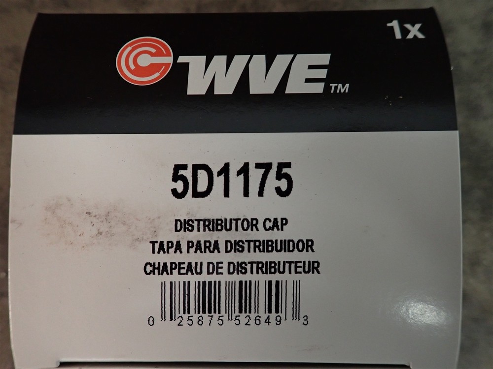 NEW WVE 5D1175 Distributor Cap (G220)