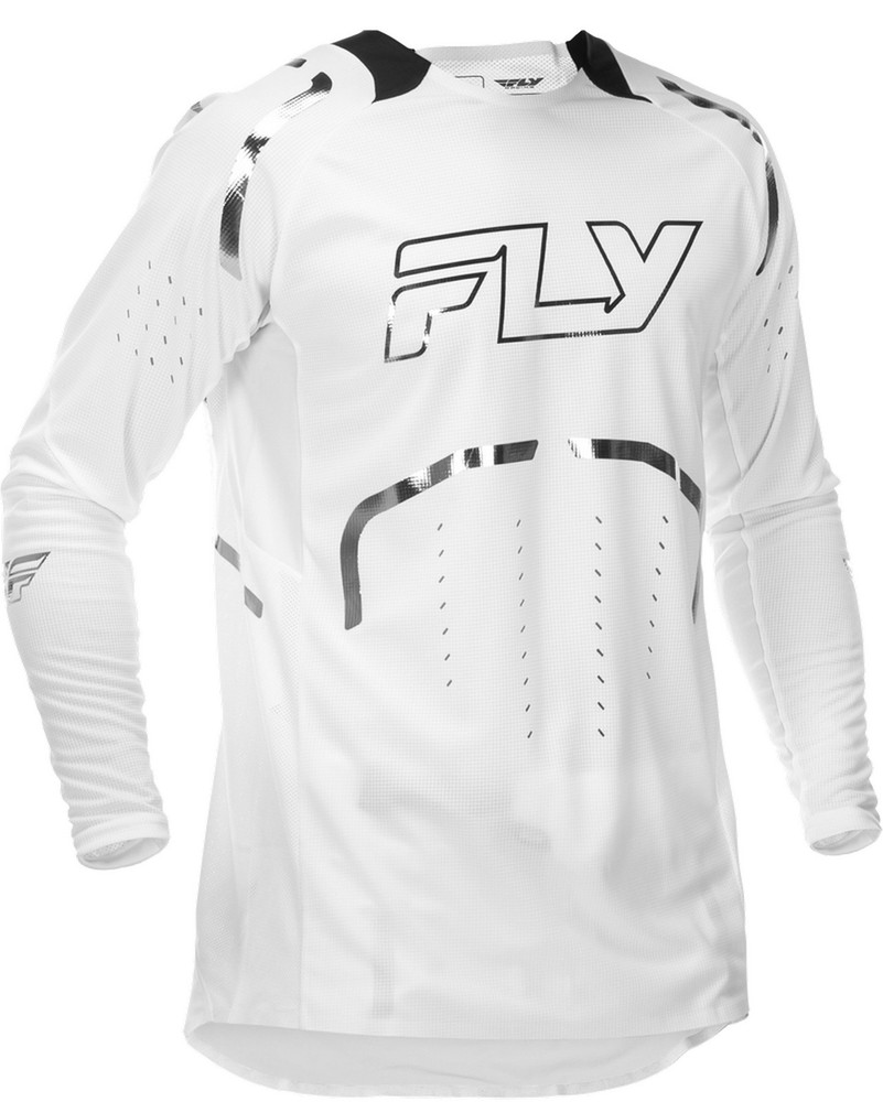 Fly Racing Evolution DTS LE Flash Mens MX Offroad Jersey White