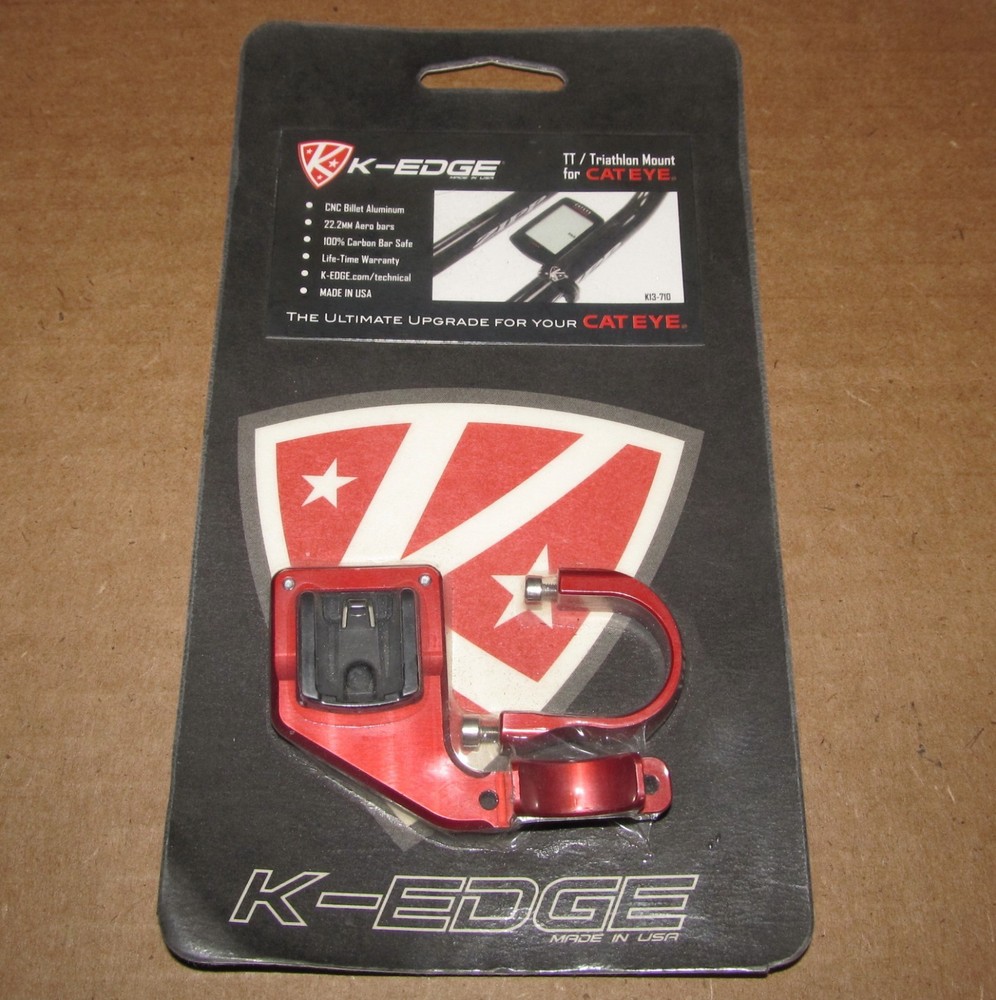 New K-Edge CatEye Bicycle Computer Mount for 22.2mm Diameter Handlebars