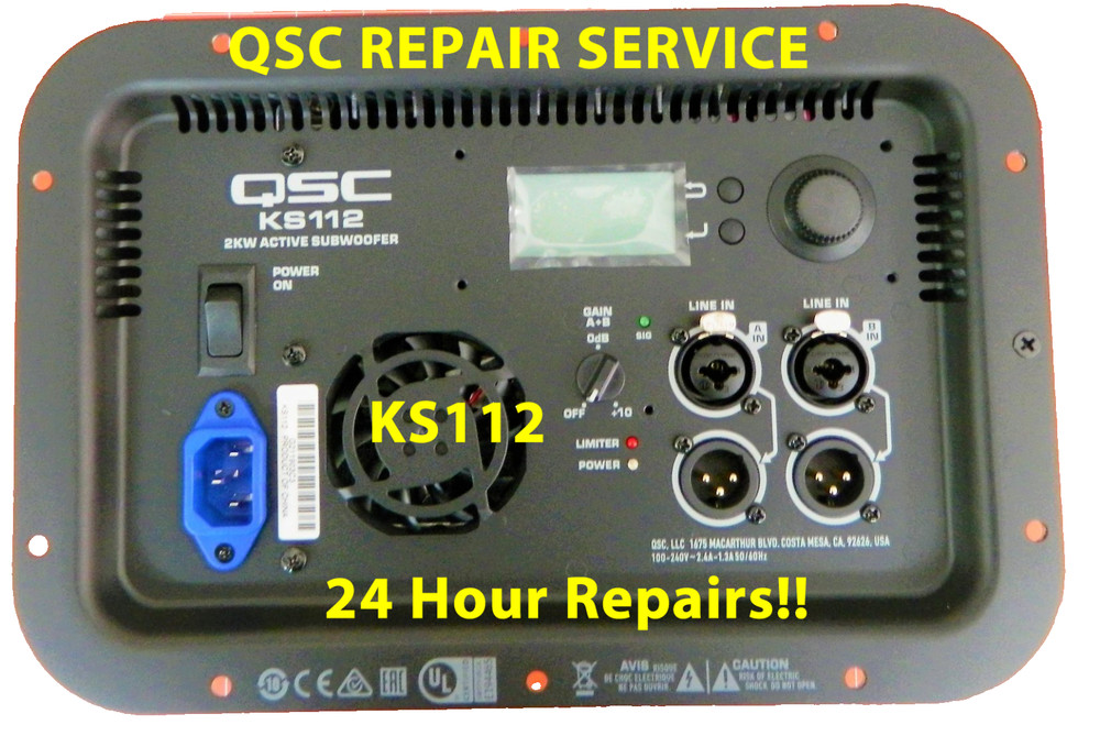 QSC KS112 Repair Service