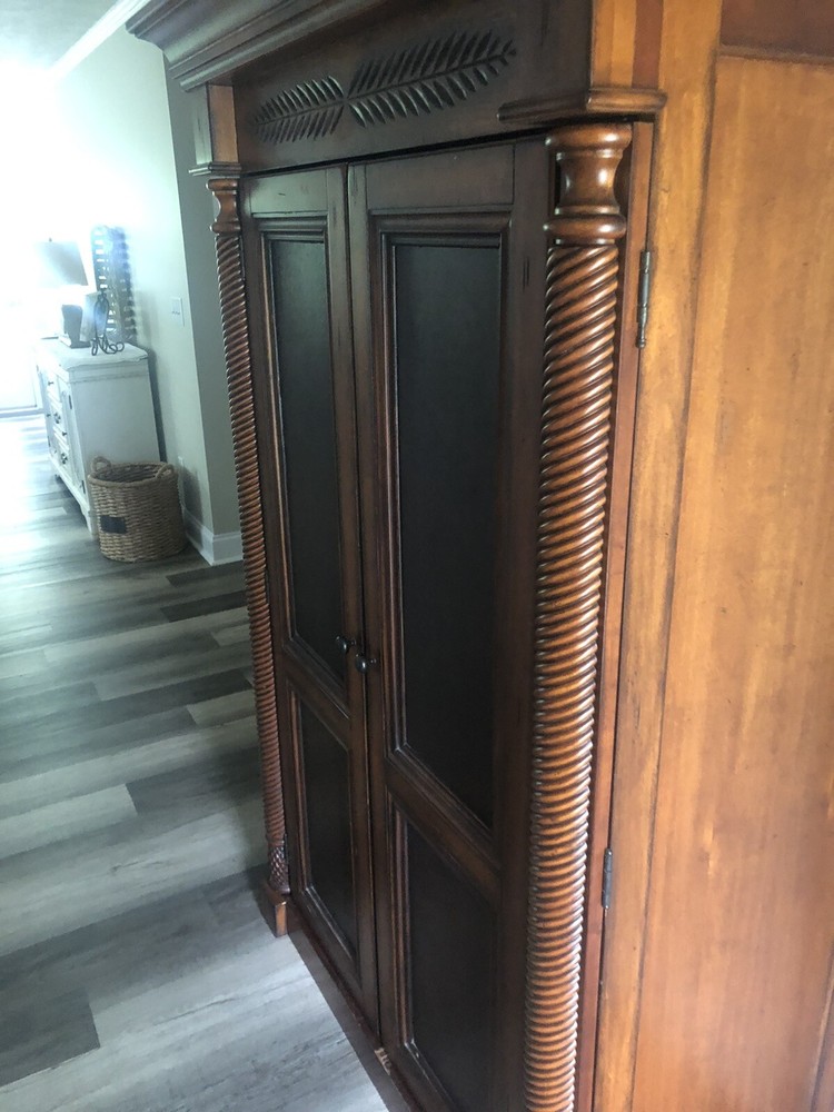 antique armoire closet wardrobe