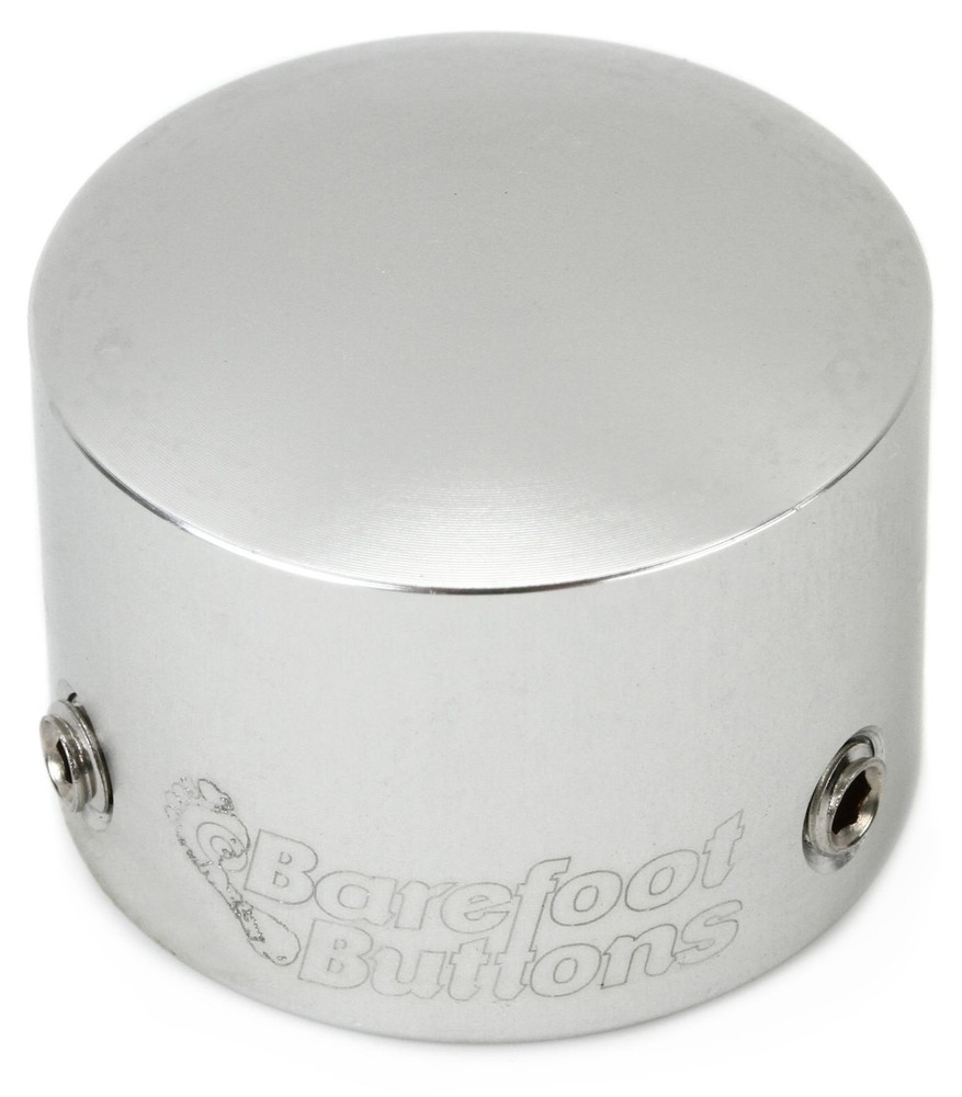 Barefoot Buttons V1 Tallboy Footswitch Cap - Silver (5-pack) Bundle