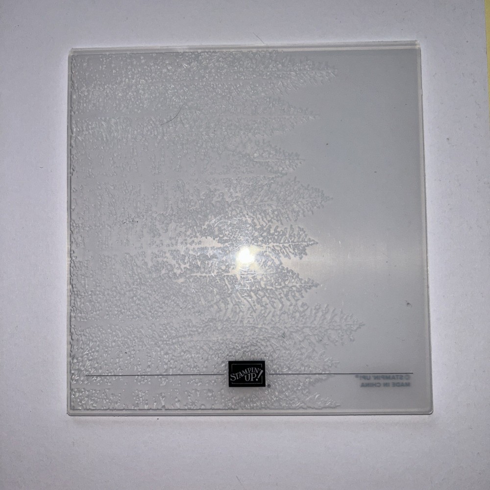 Stampin Up Trees Embossing Folder