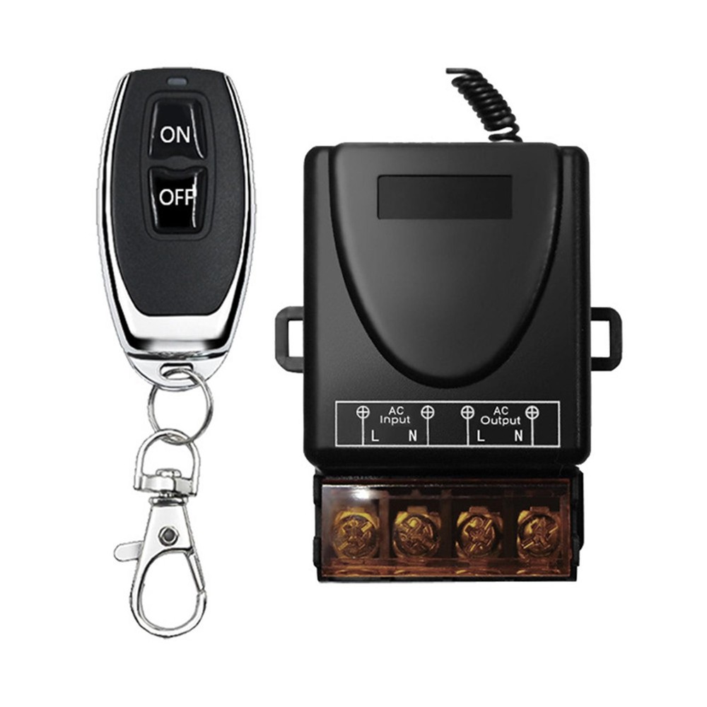433 Mhz Wireless RF Remote Control Switch Transmitter Receiver With AC 90-220V