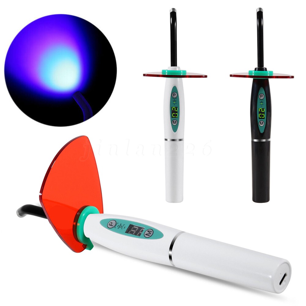 UV Dental Wireless LED Curing Light Cure Lamp Curing Machine Rechargeable 1500MW