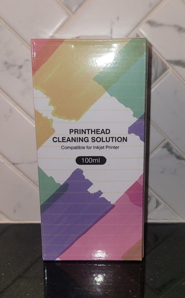 Printhead Cleaning Solution Compatible All Inkjet Printers •100ML •Sealed In Box