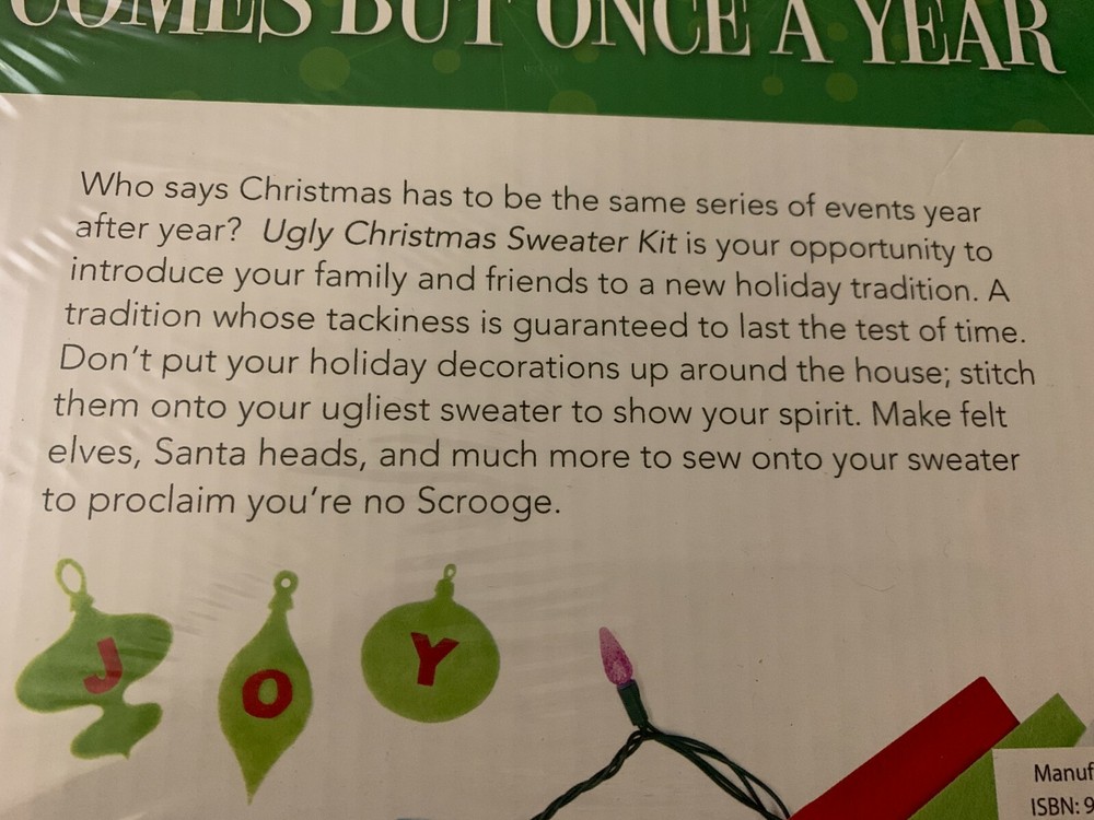 Ugly Christmas Sweater Kit