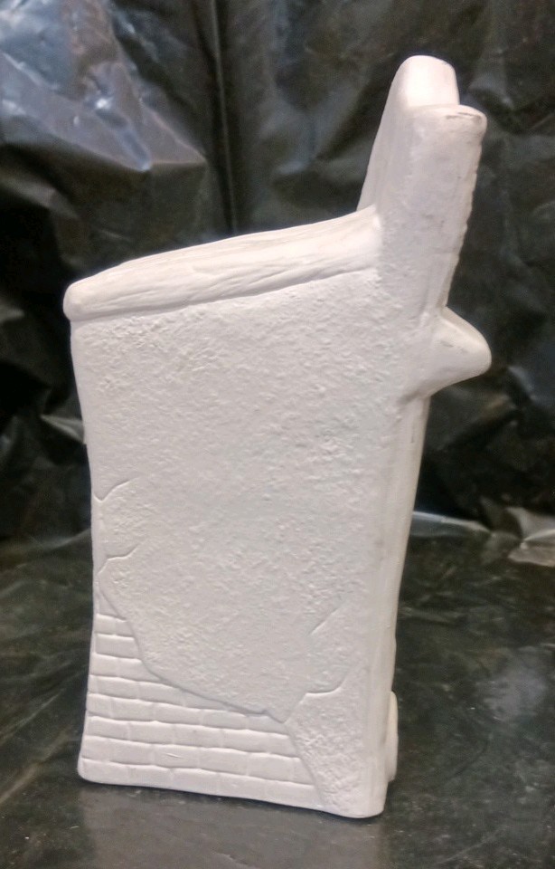 Ceramic Biscuit Saloon Ready To Paint 8"