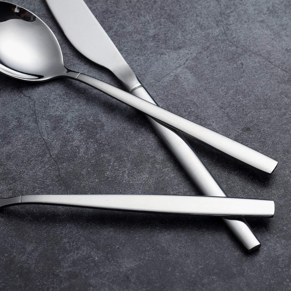 Flatware Set 20 Pieces Stainless Steel Flatware Set Silverware Set Service For 4
