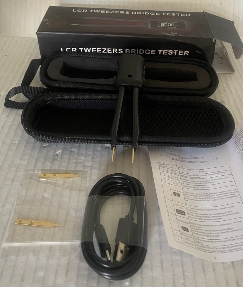 LCR Tweezers Bridge Tester