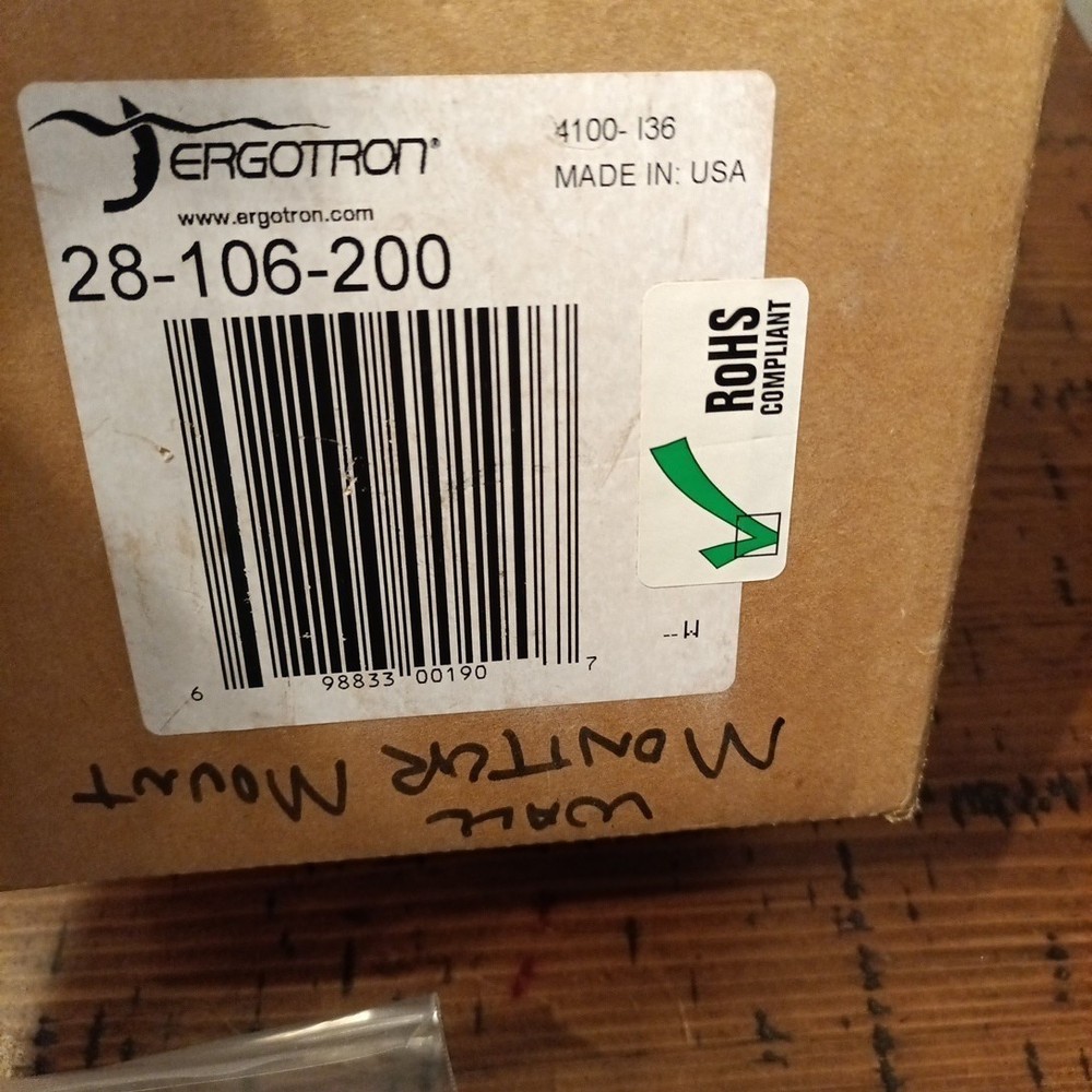 Ergotron 28-106-200 Mount, New (Open Box)