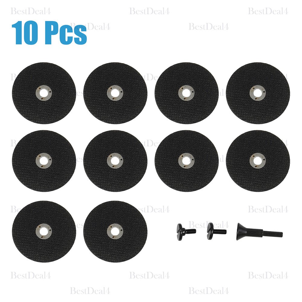 Professional Grade Cutting Disc Set 3" with Mandrel For Die Grinders
