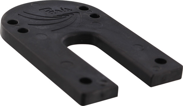 Paris 1/4" Hard Riser Pad Black