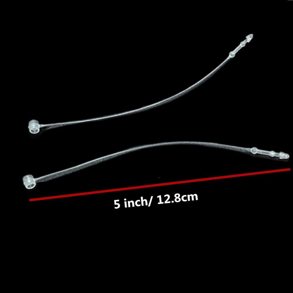2000 Pcs 5" Plastic Fastener Hang Tag Snap Lock Pin Security Loop for Price Tag