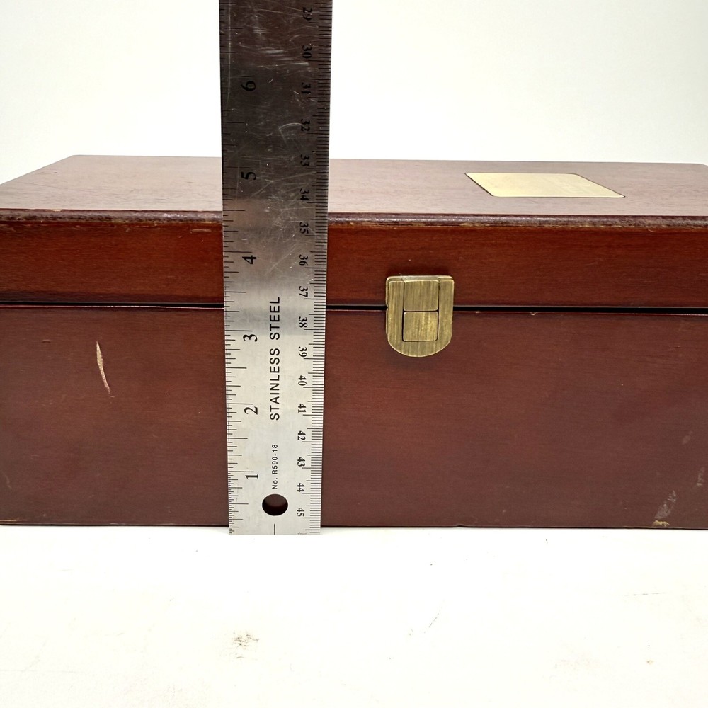 Martell Cognac Cordon Bleu Empty Wood Storage Box