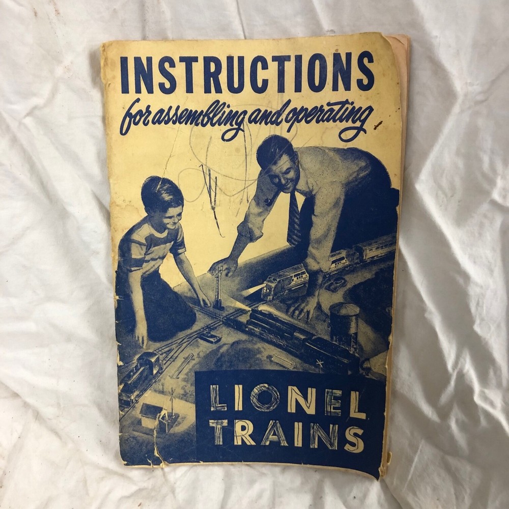 "Lionel Trains instructions for assembling & operating"  Booklet from 1950.