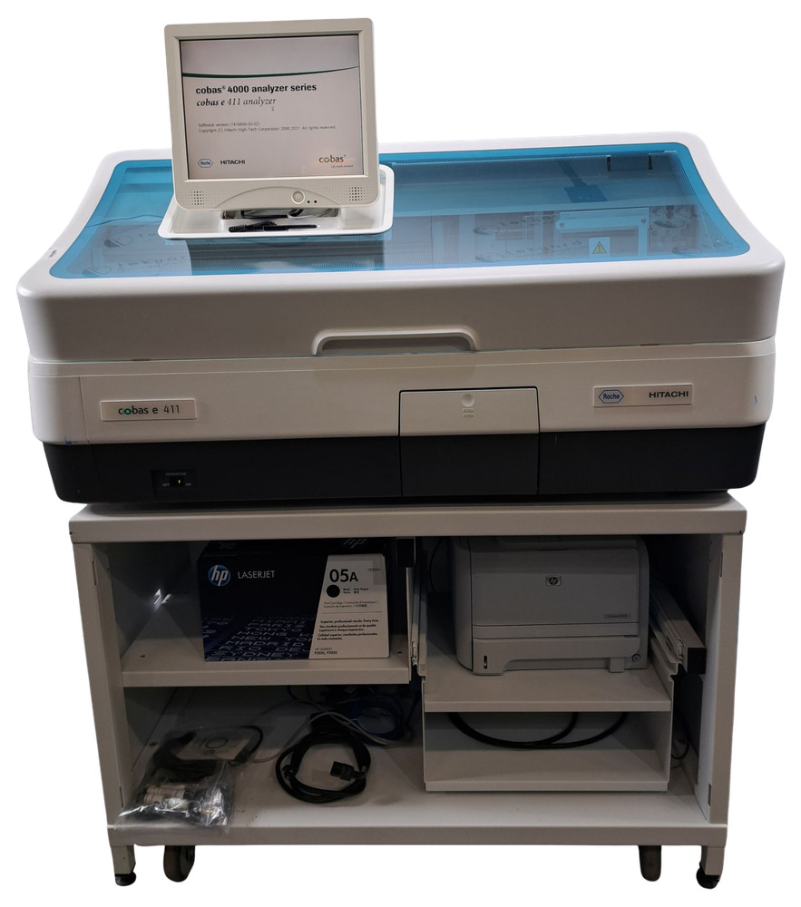 ROCHE COBAS E 411 IMMUNOASSAY ANALYZER