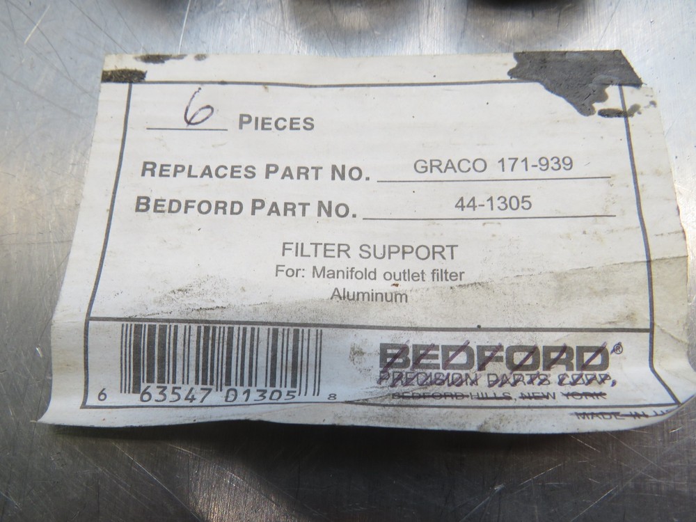 Bedford 44-1305 Filter Support W/ Two 30 mesh Filters