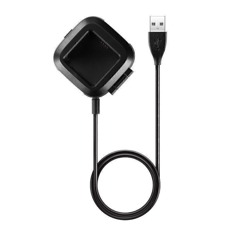 Smart Watch Charging Dock USB Cable Replacement Power Charger For Fitbit Versa 2