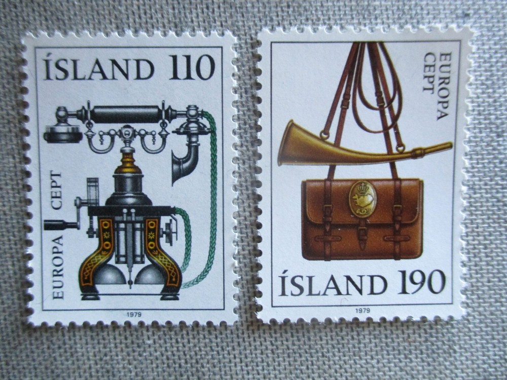 Iceland, Scott# 515-516, MNH