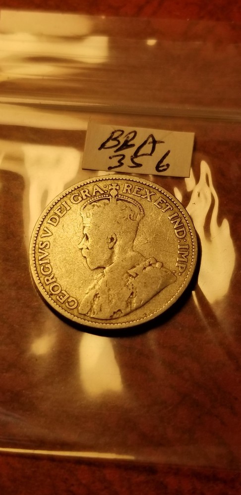1915 Canada 25 Cents Silver Coin Idbba5.
