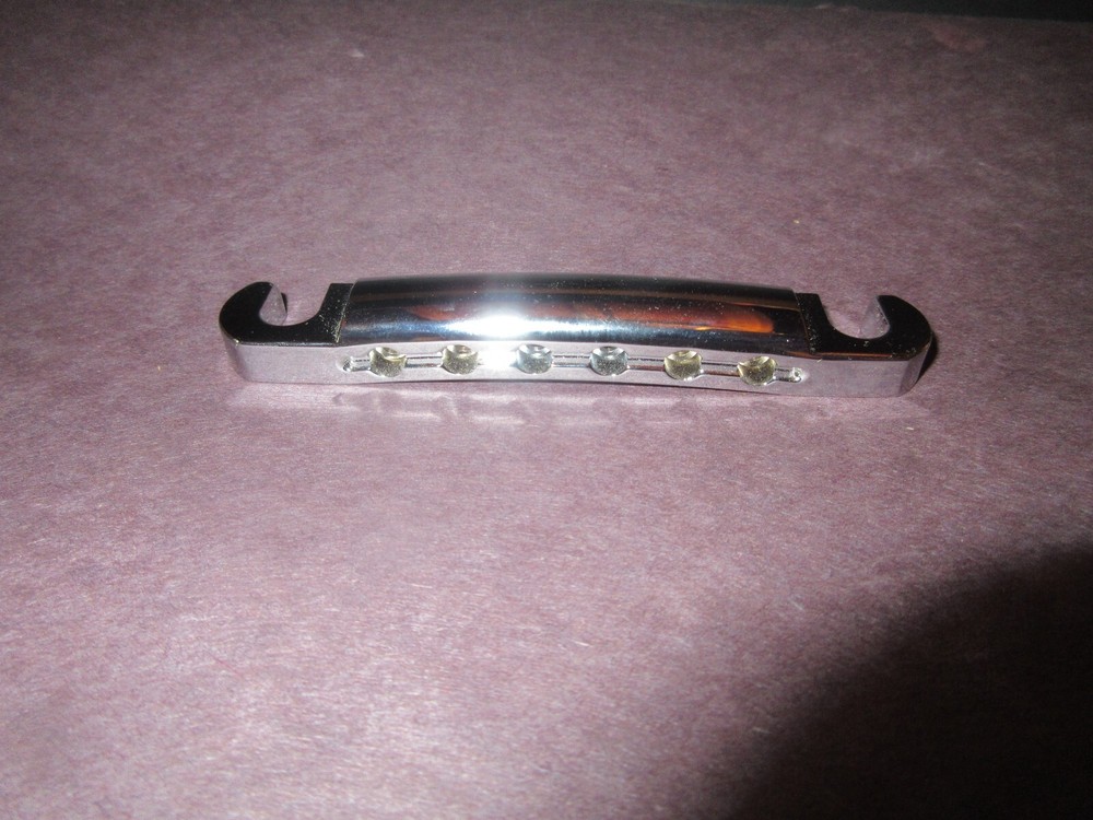NEW Gotoh Stop Tailpiece Chrome