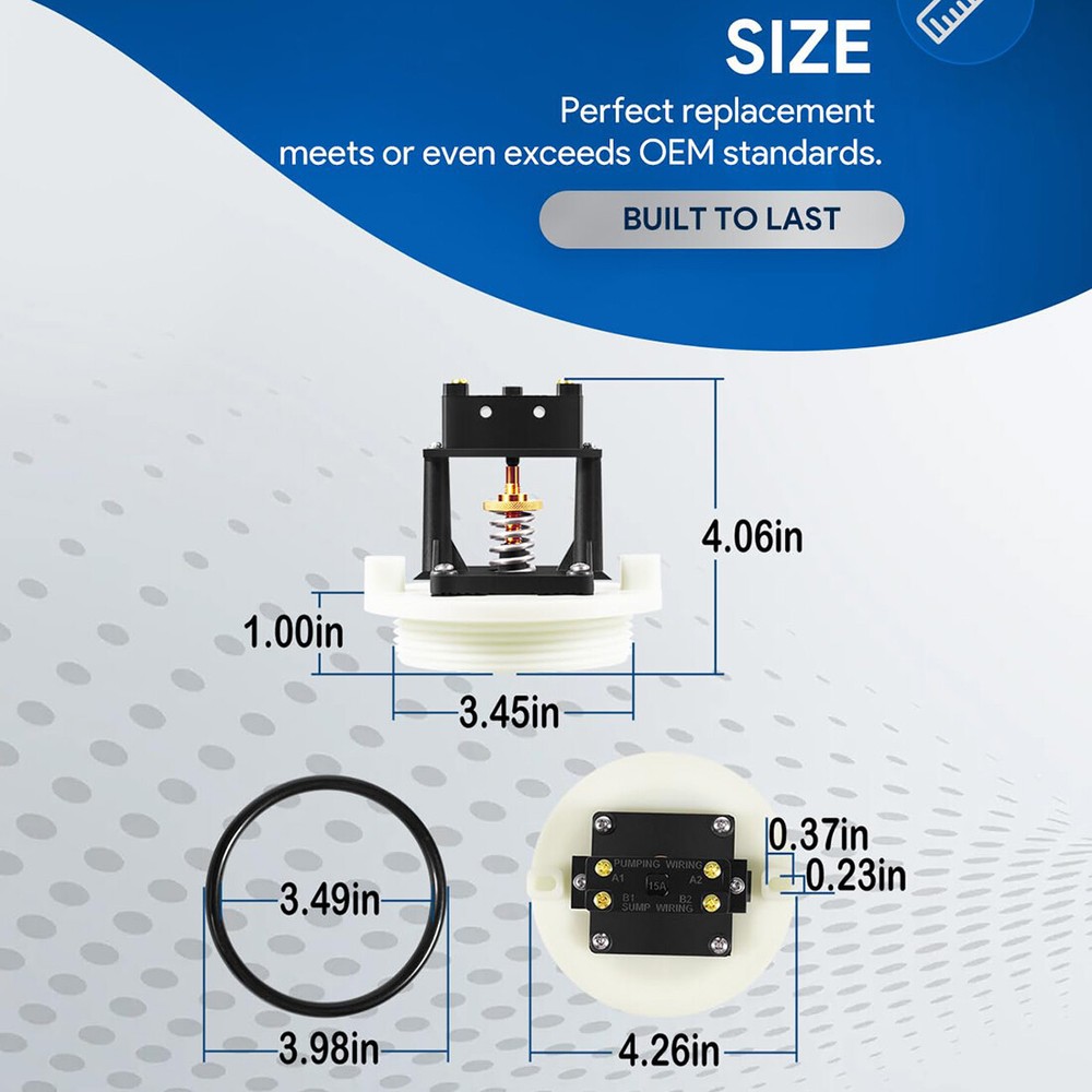 for Dometic Vacuum Tank Switch Kit 385318032