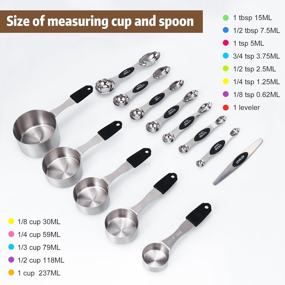 Magnetic Measuring cups and spoons Set