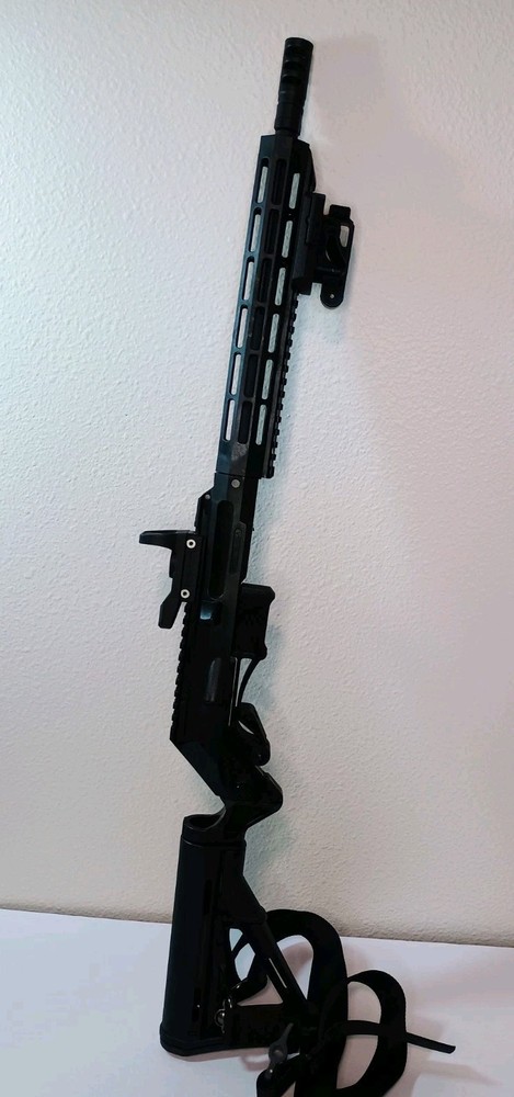 Virtual Rifle Systems VR Gun Black Plastic W/ Extendable Stock + Shoulder Strap