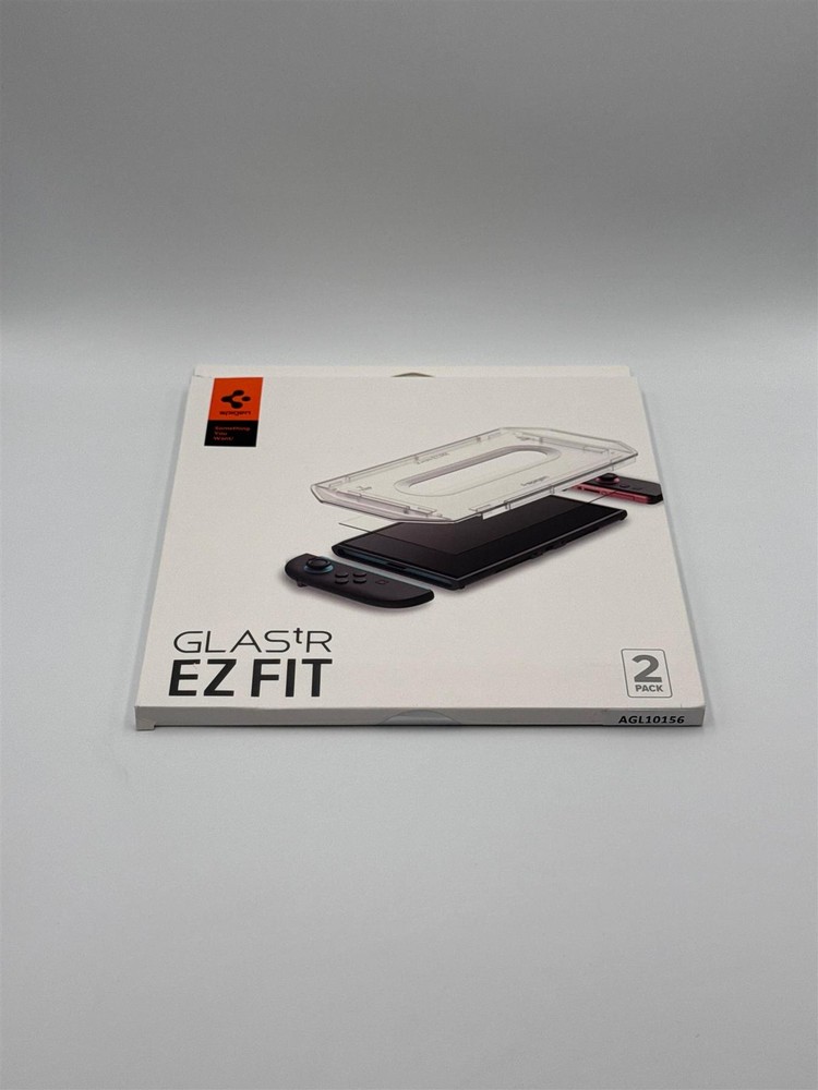 Spigen Glaster EZ Fit Screen Protector for Nintendo Switch 2 7.9" 2 Pack