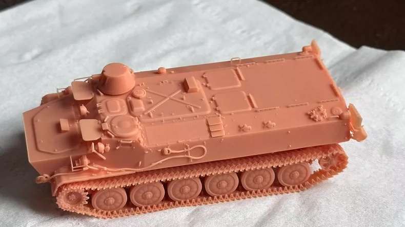 3D Printed 1/72 Soviet MT-LB Armored Vehicle Basic Unpainted Model Kit