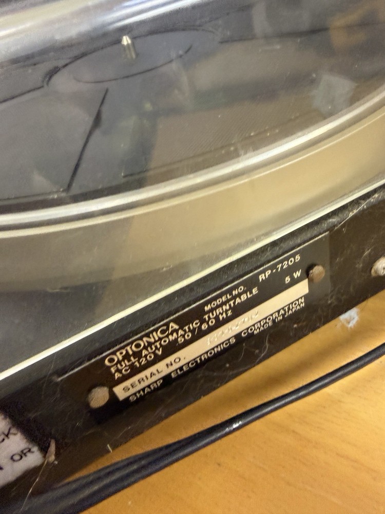 OPTONICA RP-7205 FULL AUTOMATIC TURNTABLE