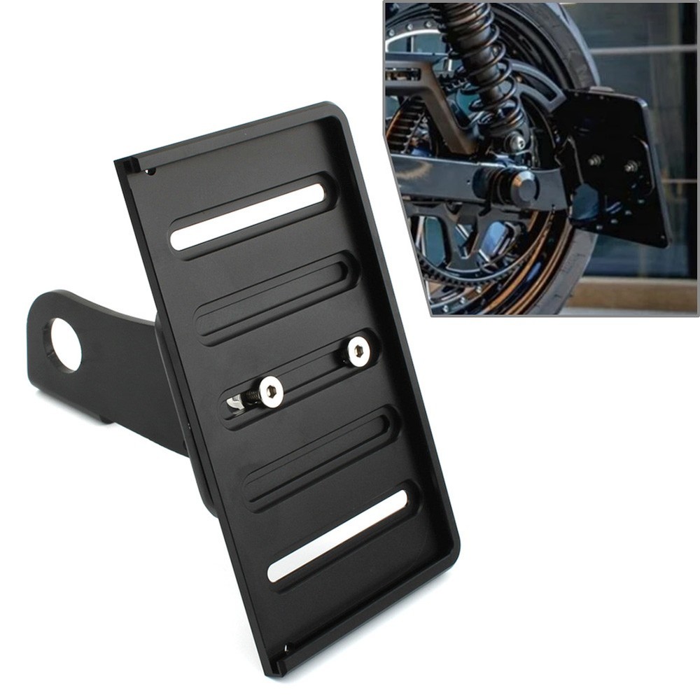 Small Motorcycle Side License Plate Bracket Mount For Harley Nightster 975