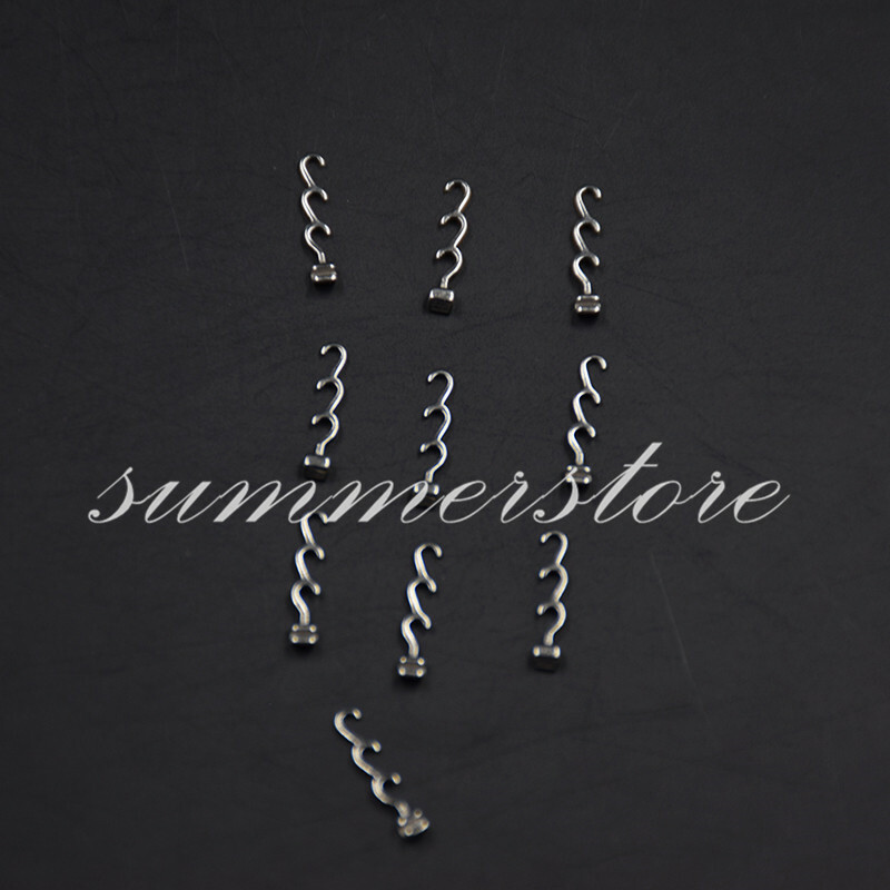 4 Packs Dental Spiral Crimpable Multifunction Double+Three Long Hook(Left&Right)