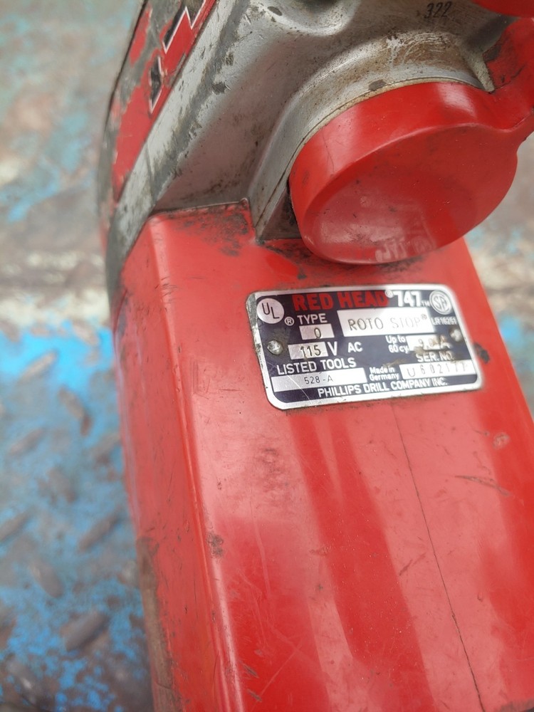 Red Head 747 Hammer Drill. Germany.