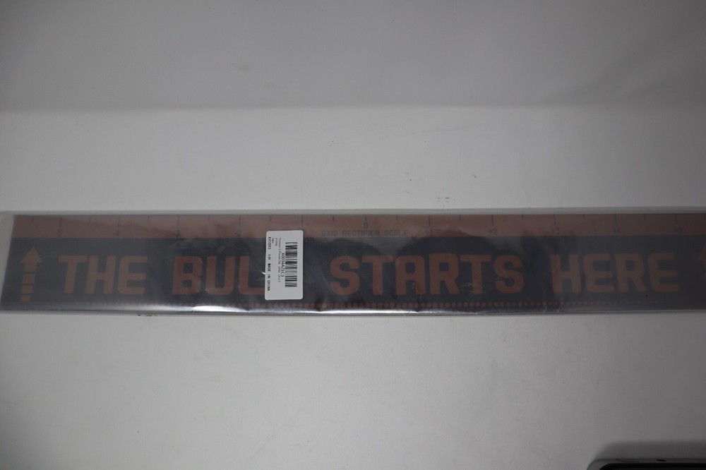 Dart Board Throw Line Marker " The Bull Starts Here "